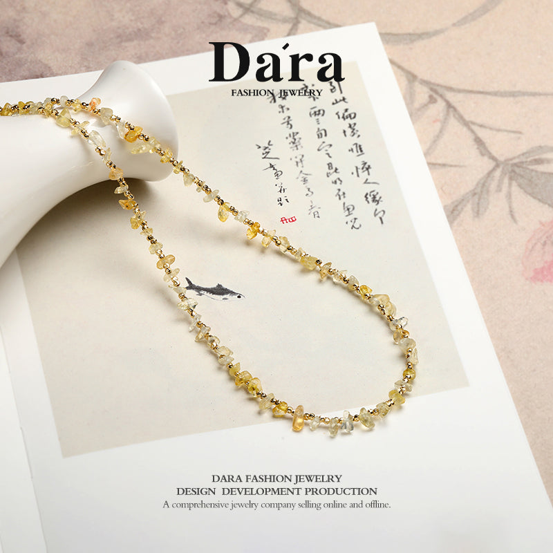DARA Della 不规则黄玉项链 RX4524001