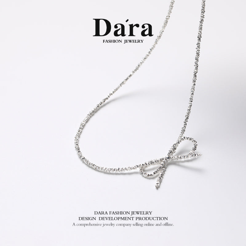 DARA S925 Silver Butterfly Design Necklace FYL-12221100