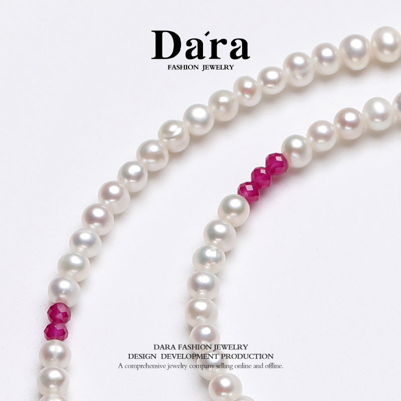 DARA S925银淡水珍珠3-4mm项链 YX6681001 
