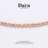 DARA S925银淡水无核中国红珍珠2-3mm项链 YX6710001 