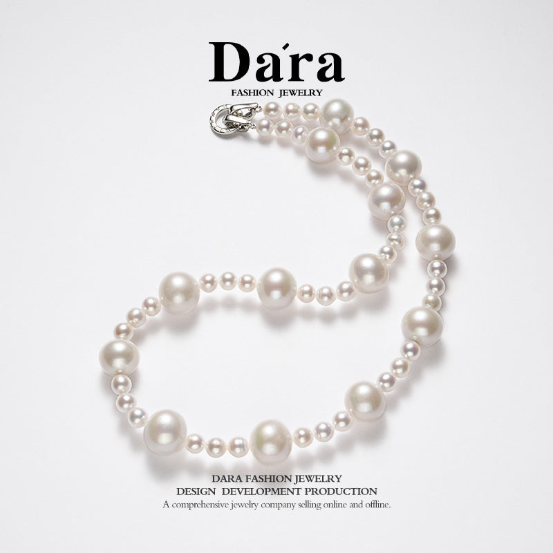 DARA 淡水白珍珠项链 6-7 毫米 11-15 毫米 X6549001 