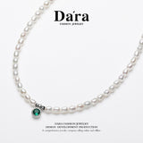 DARA S925银淡水珍珠项链，珍珠2-3毫米，YX6680001 