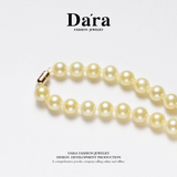 DARA 14K金海水羽毛御金5-6mm珍珠项链 KX1885001 