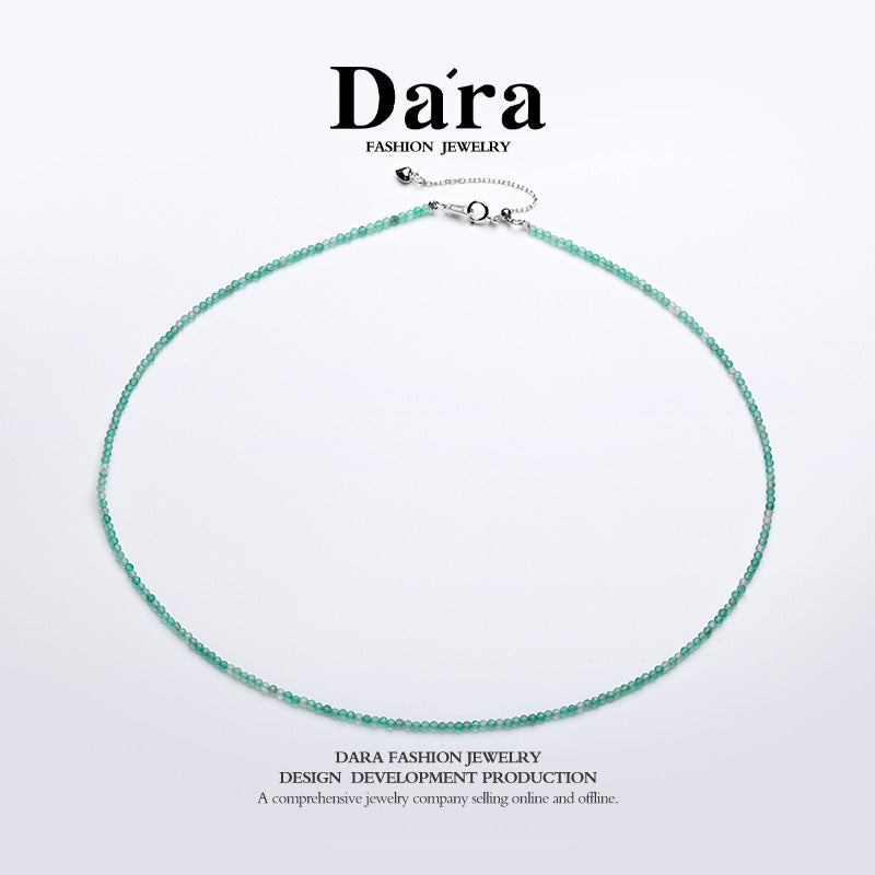 DARA S925银2-3毫米玉髓项链 YX6683001 