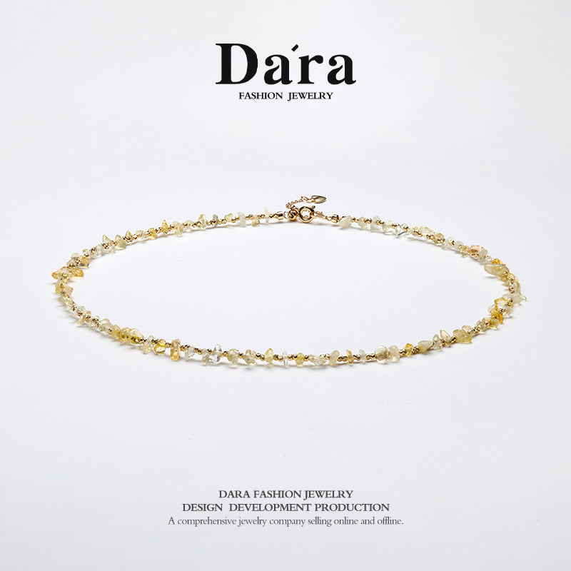 DARA Della 不规则黄玉项链 RX4524001