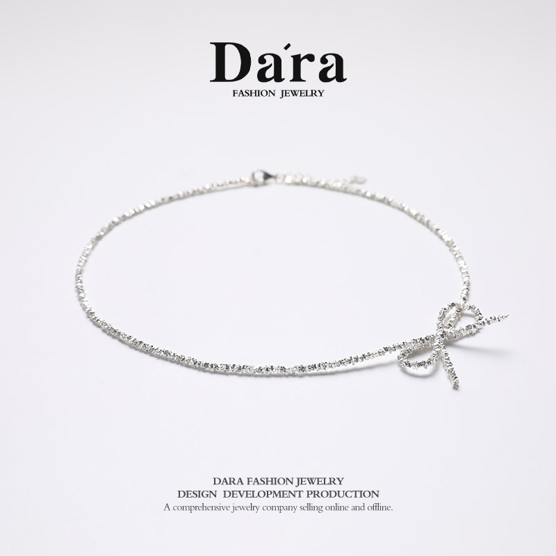 DARA S925 Silver Butterfly Design Necklace FYL-12221100