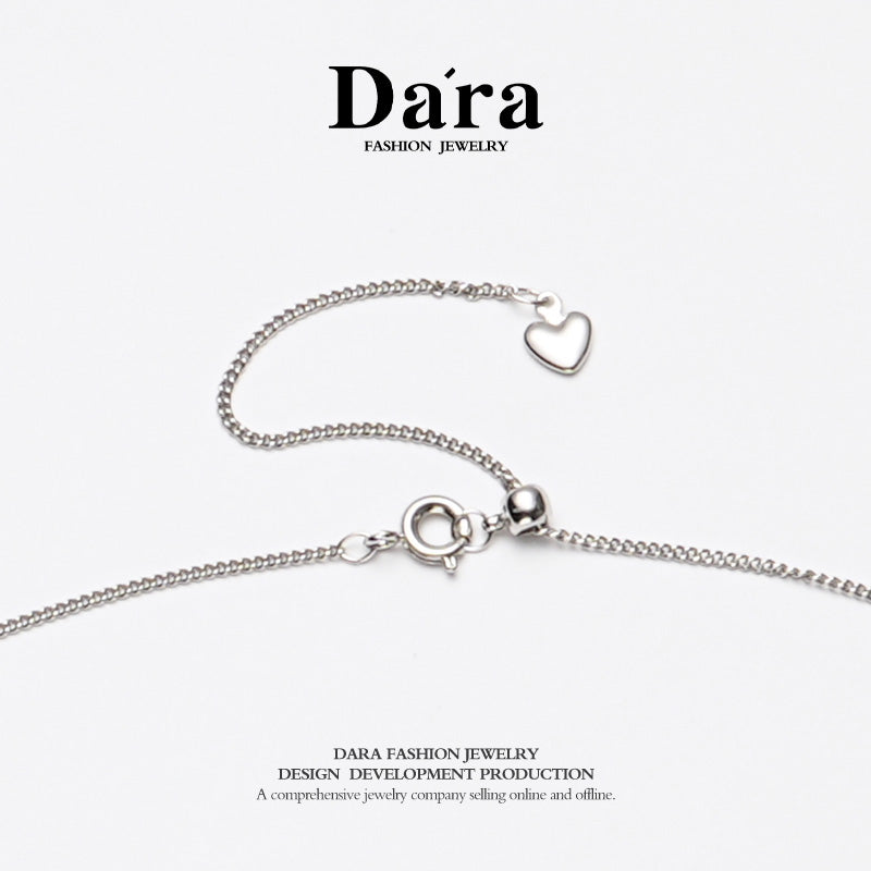 DARA S925银海水大溪地13-14mm珍珠近圆强光微瑕吊坠YX6877001 