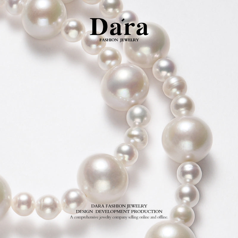 DARA 淡水白珍珠项链 6-7 毫米 11-15 毫米 X6549001 