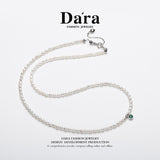 DARA S925银淡水珍珠项链，珍珠2-3毫米，YX6680001 