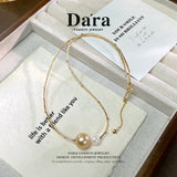 DARA S925银海水南海金珍珠10-11mm MakoYA 7-8mm珍珠项链 YX6831001 