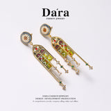 DARA S925 silver niche design earrings YH4954001