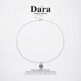 DARA S925银海水大溪地13-14mm珍珠近圆强光微瑕吊坠YX6877001 