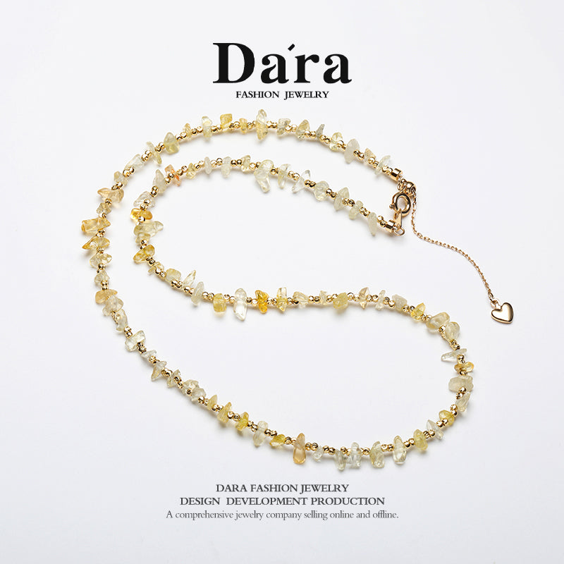 DARA Della 不规则黄玉项链 RX4524001