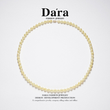 DARA 14K金海水羽毛御金5-6mm珍珠项链 KX1885001 