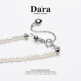 DARA S925银淡水珍珠项链，珍珠2-3毫米，YX6680001 