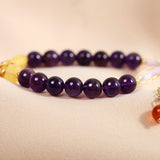 DARA National Trend Multi-Treasure Fortune Purple Crystal Lucky Bracelet R061001