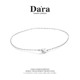 DARA 925 silver cubic zirconia fashion design women's necklace YX2069001