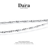 DARA 925 silver cubic zirconia fashion design women's necklace YX2069001