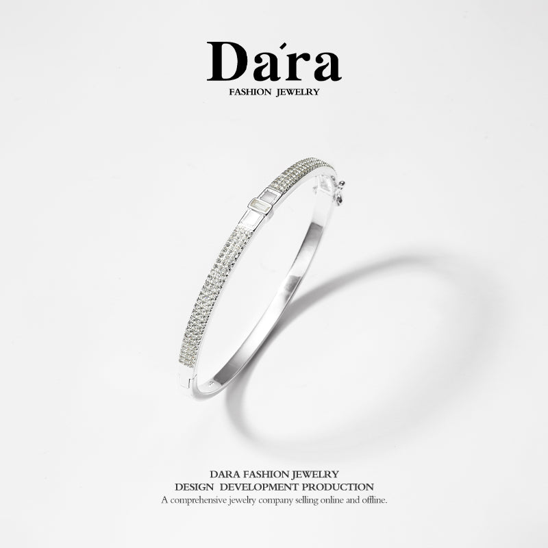 DARA s925 silver starry sky high-level sense of sparkling silver bracelet FYS-00221101