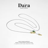 DARA s925 silver high-end snake cold style adjustable necklace FYL-0330910