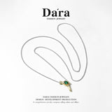DARA s925 silver high-end snake cold style adjustable necklace FYL-0330910