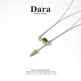 DARA s925 silver high-end snake cold style adjustable necklace FYL-0330910