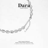 DARA s925 Silver Personalized Pig Nose Fashion Necklace FYL-06681100