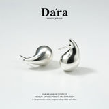 DARA s925 silver drop-shaped European and American style personalized earrings FYE-04701100