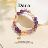 DARA's "Nine Purple Fire Away" amethyst Multi-treasure bracelet Diversity Release RS3467001