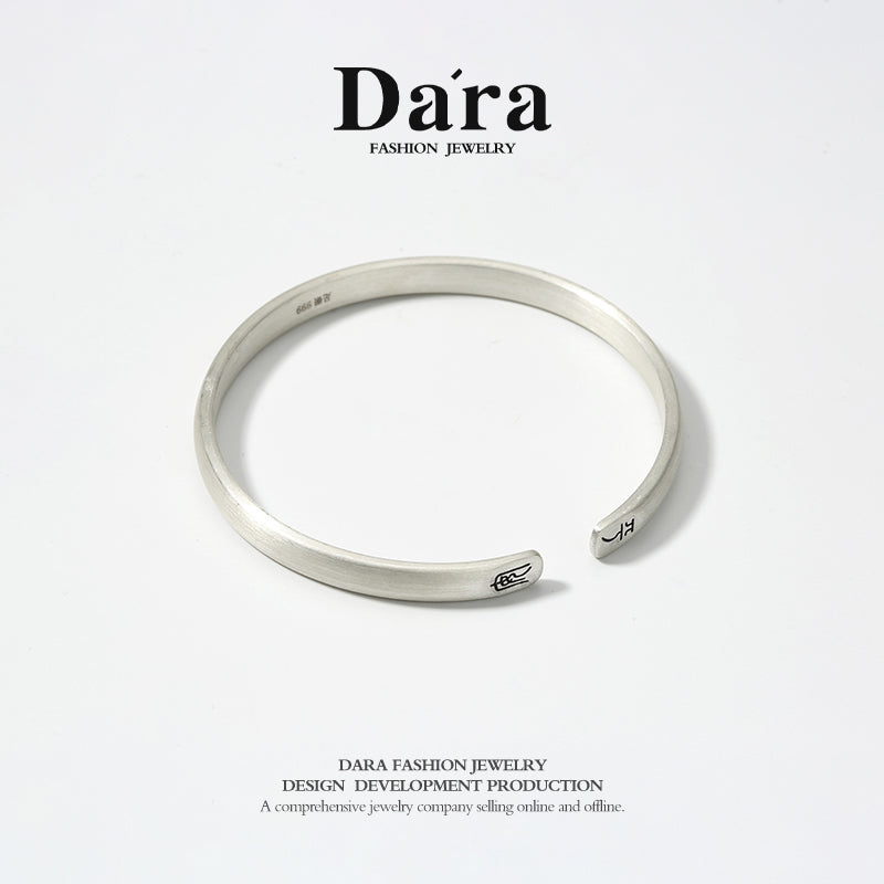 DARA 999 sterling silver open-end bracelet FYS-00652709