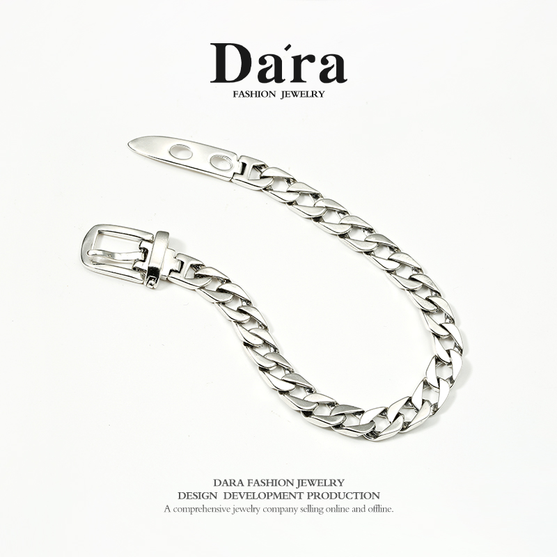 DARA 925 Silver Design Belt Bracelet FYS-02802600