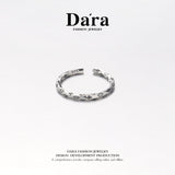 DARA 925 silver fashionable vintage style open ring FYJ-00672600