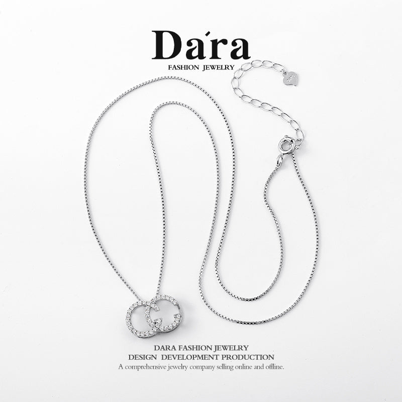 DARA Silver-white Necklace YX2824001