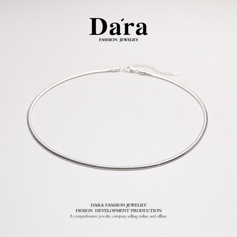 Dala 925 silver simple and personalized necklace, about 9.27g, FYL-09251100