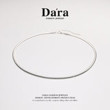 Dala 925 silver simple and personalized necklace, about 9.27g, FYL-09251100