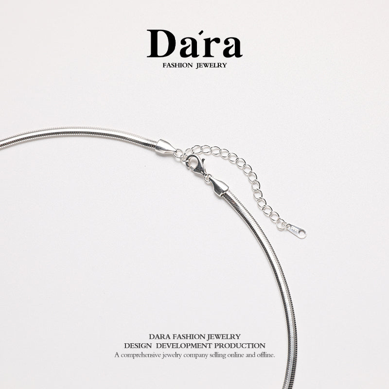 Dala 925 silver simple and personalized necklace, about 9.27g, FYL-09251100