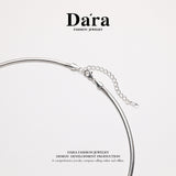 Dala 925 silver simple and personalized necklace, about 9.27g, FYL-09251100