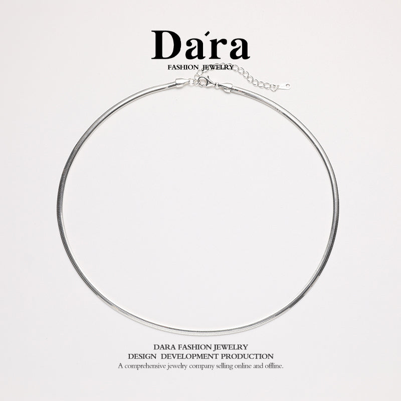 Dala 925 silver simple and personalized necklace, about 9.27g, FYL-09251100
