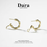 DARA 925 Silver Fashionable Elegant Earrings Approximately 3.96g FYE-00482300