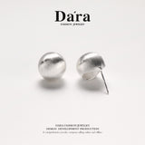 DARA 925 silver simple fashionable personalized earrings about 6.18g FYE-02731100