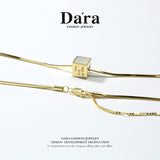 DARA 925 Silver Fashionable Personalized Necklace, Approximately 7.3g, FYL-0625201
