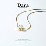 DARA 925 Silver Fashionable Personalized Necklace, Approximately 7.3g, FYL-0625201