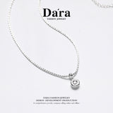 DARA S925 Silver Necklace FYL-04061101q