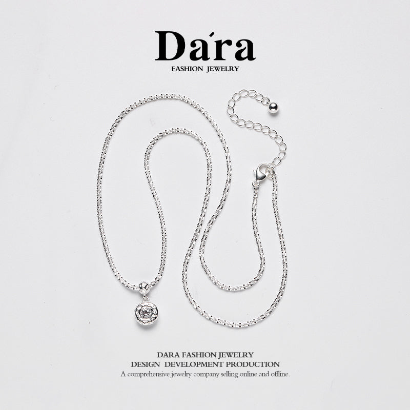 DARA S925 Silver Necklace FYL-04061101q