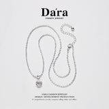 DARA S925 Silver Necklace FYL-04061101q
