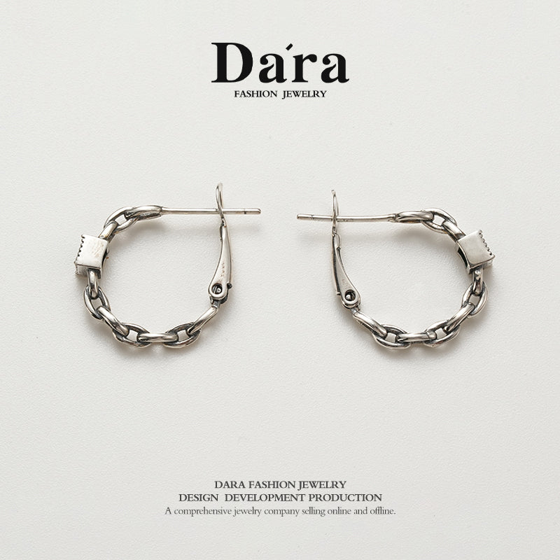 DARA S925 silver earrings FYE-07802606