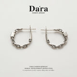 DARA S925 silver earrings FYE-07802606