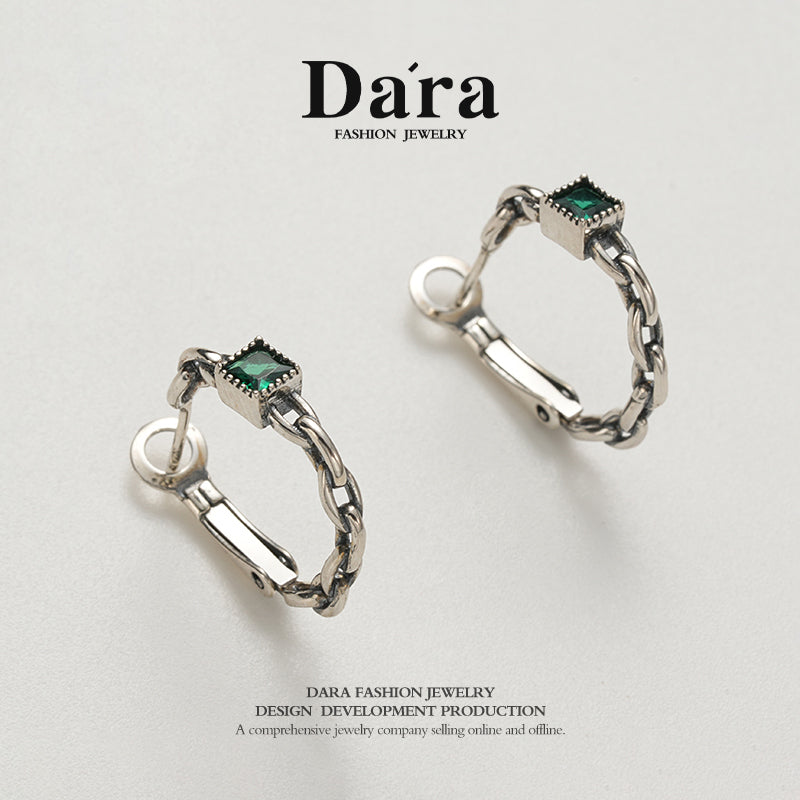 DARA S925 silver earrings FYE-07802606