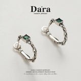 DARA S925 silver earrings FYE-07802606