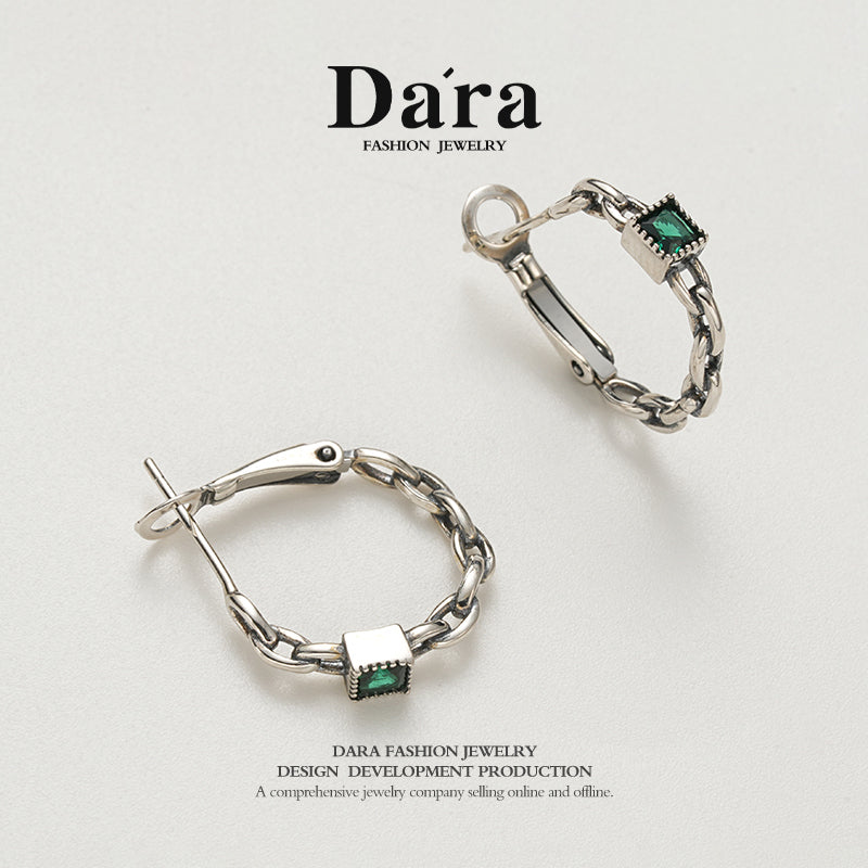 DARA S925 silver earrings FYE-07802606